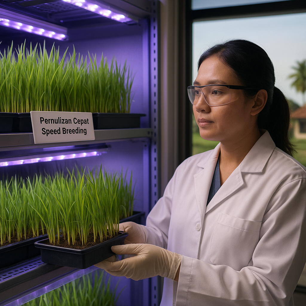 Teknologi Pemuliaan Cepat (Speed Breeding) untuk Perkembangan Varietas Padi Tahan Iklim Ekstrem