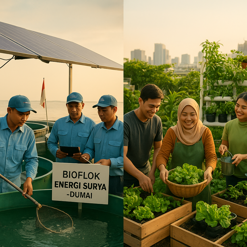 Pertamina Patra Niaga Dorong Ketahanan Pangan dengan Bioflok dan Urban Farming Terpadu