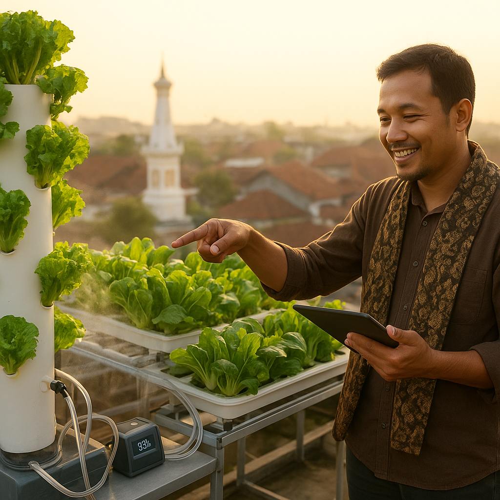 Mendorong Ketahanan Pangan Perkotaan dengan Teknologi Aeroponic di Yogyakarta