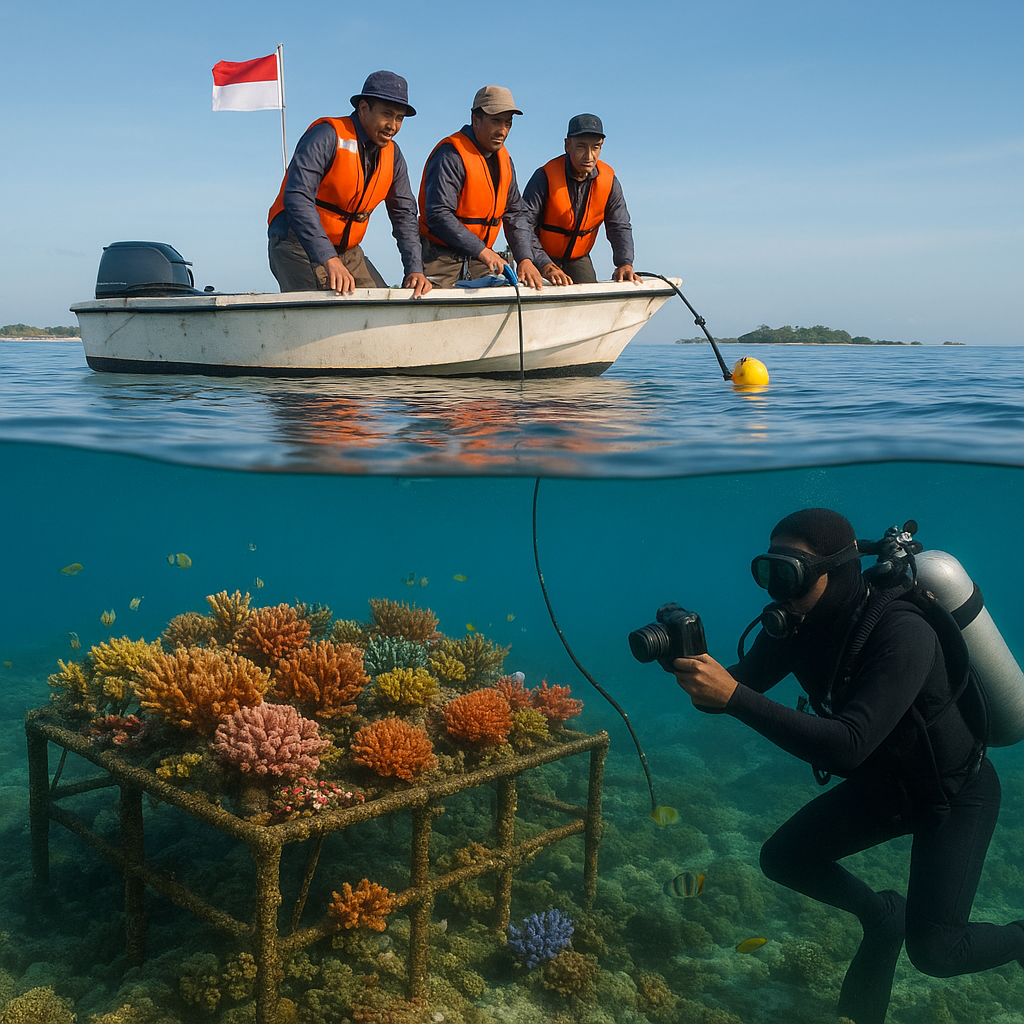 Teknologi Biorock di Kepulauan Seribu: Restorasi Terumbu Karang untuk Ketahanan Ekologi dan Ekonomi