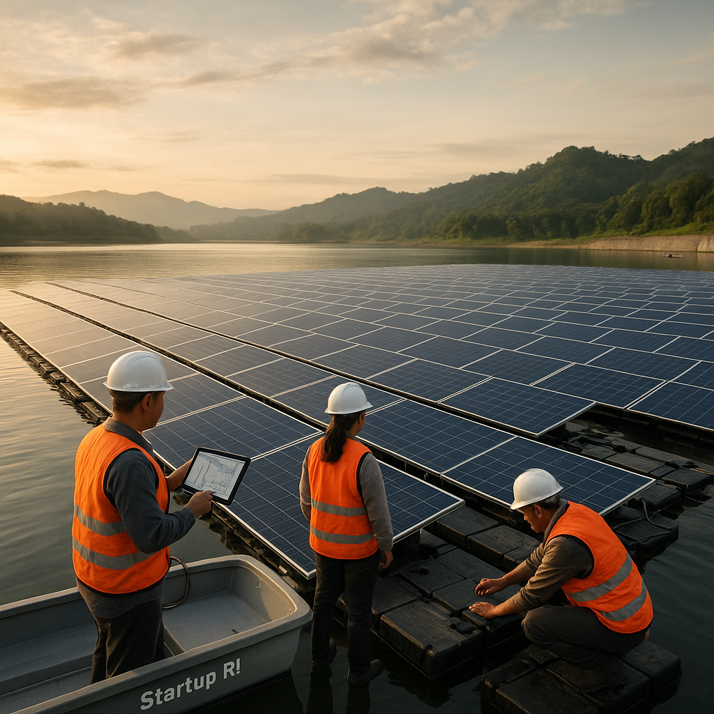 Startup RI Raup Pendanaan USD 5 Juta untuk Teknologi Panel Surya Apung di Danau dan Waduk