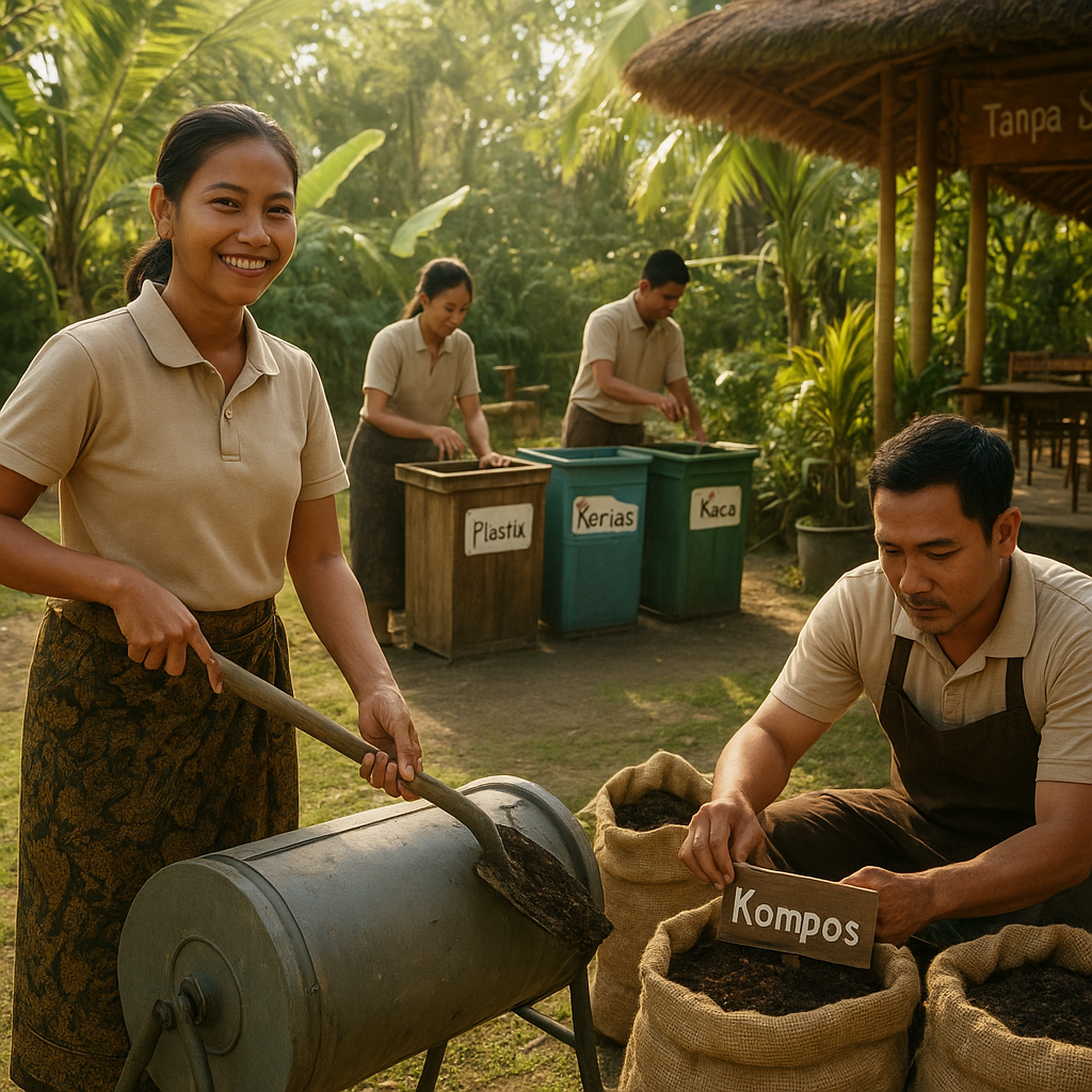Restoran di Bali Sukses Terapkan Konsep Zero Waste, Kelola Sampah Organik Jadi Kompos dan Pakan