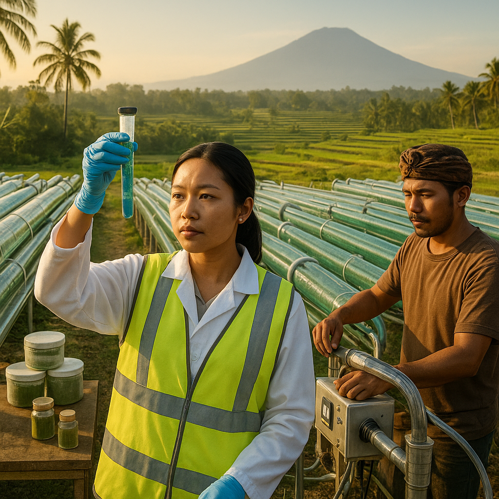 Microalgae Farming di Bali: Sumber Pangan Alternatif dan Penyerap CO2 dari Sektor Pertanian