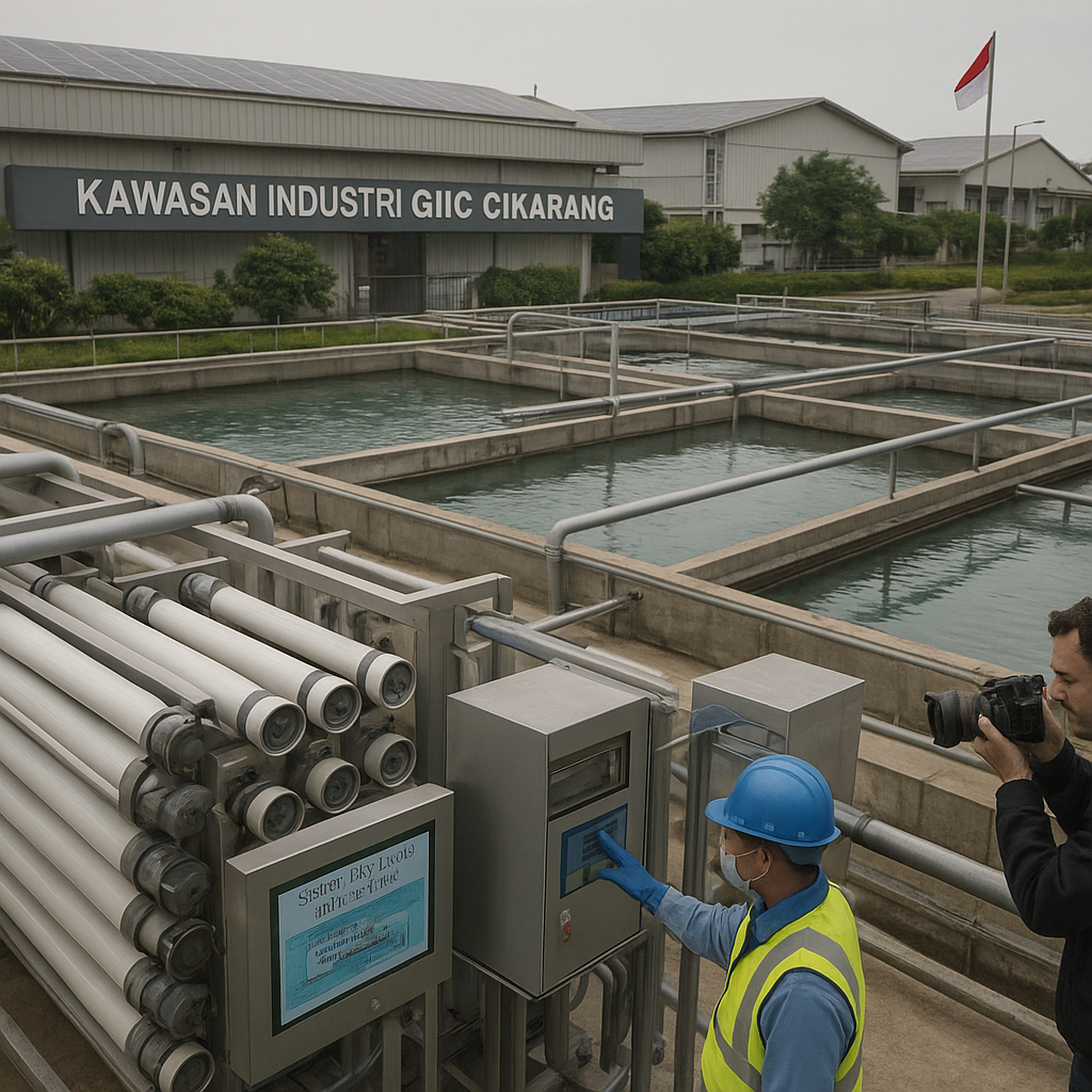 Kawasan Industri GIIC Cikarang Kembangkan Sistem Daur Ulang Air Limbah 100% untuk Kebutuhan Industri Sendiri
