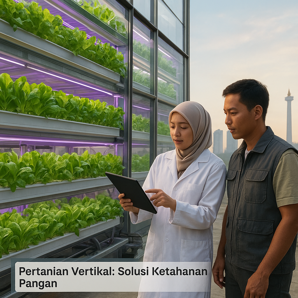 Gagasan 'Pertanian Vertikal' di Kota Besar untuk Ketahanan Pangan Urban