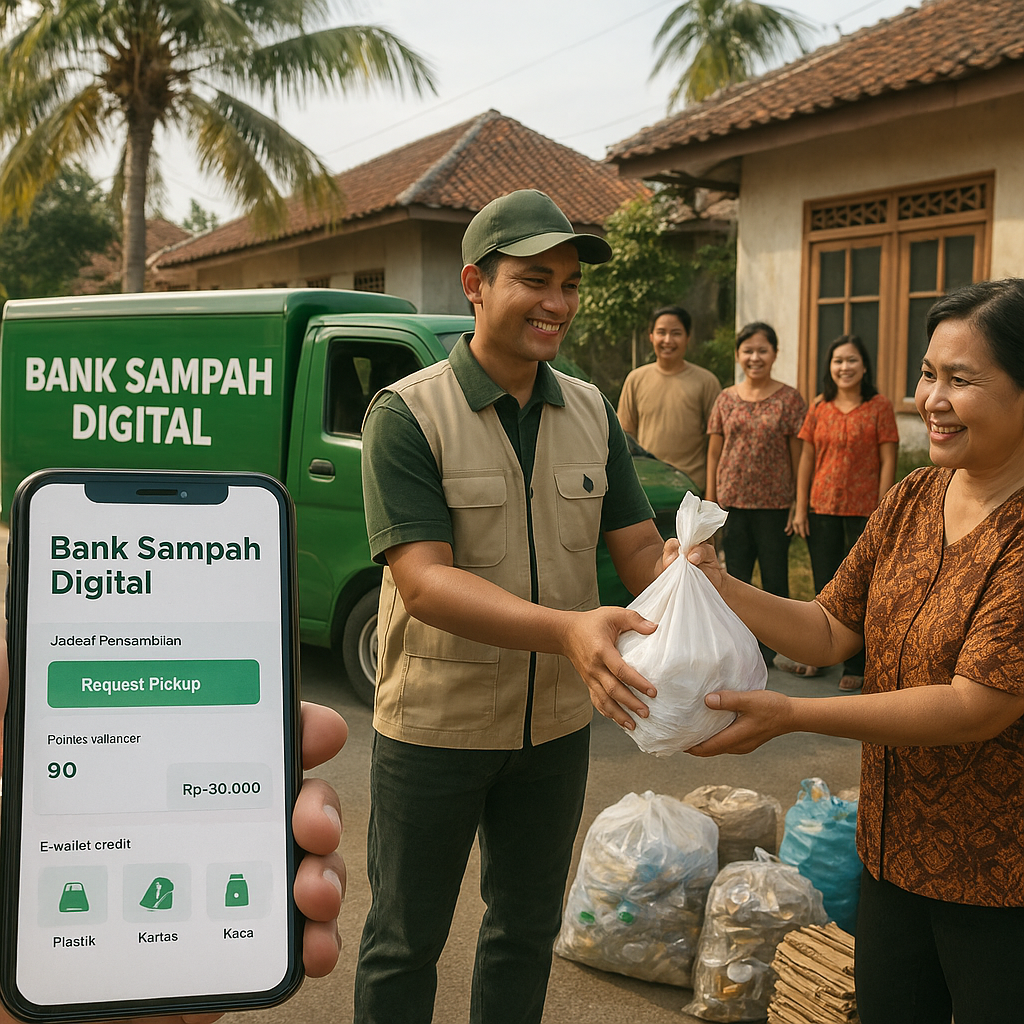 Program 'Bank Sampah Digital' Tingkatkan Partisipasi Warga dalam Pengelolaan Limbah