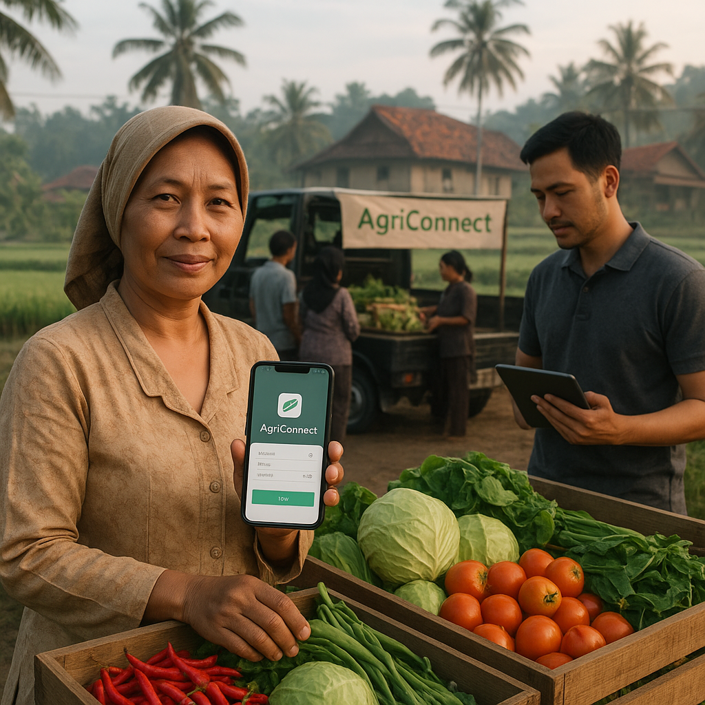 Platform 'AgriConnect': Digitalisasi Rantai Pasok Pangan untuk Petani Skala Kecil