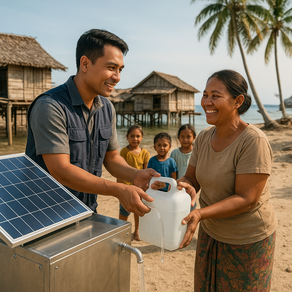 Startup Indonesia Rakit Alat Penyuling Air Tenaga Surya untuk Daerah Pesisir dan Terpencil