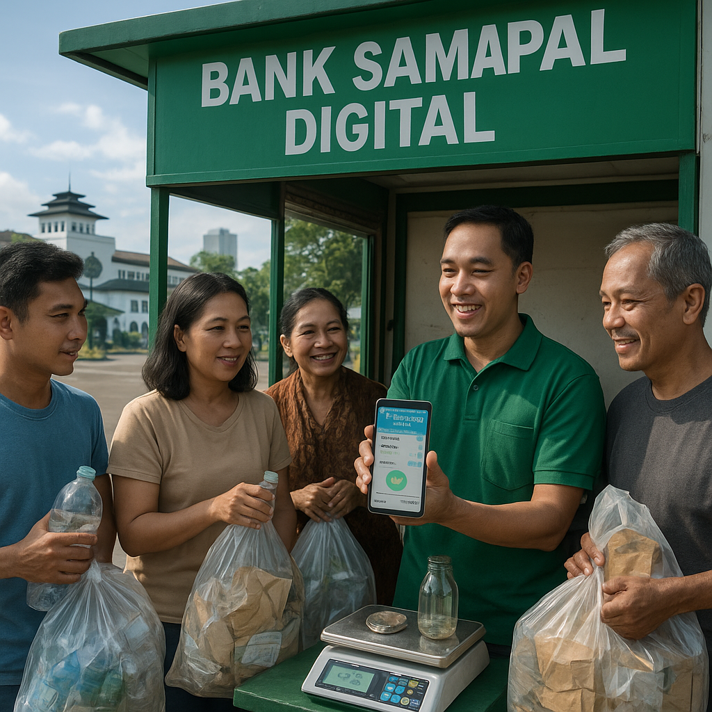 Program 'Bank Sampah Digital' di Kota Bandung Tingkatkan Partisipasi dan Nilai Ekonomi Sampah Warga