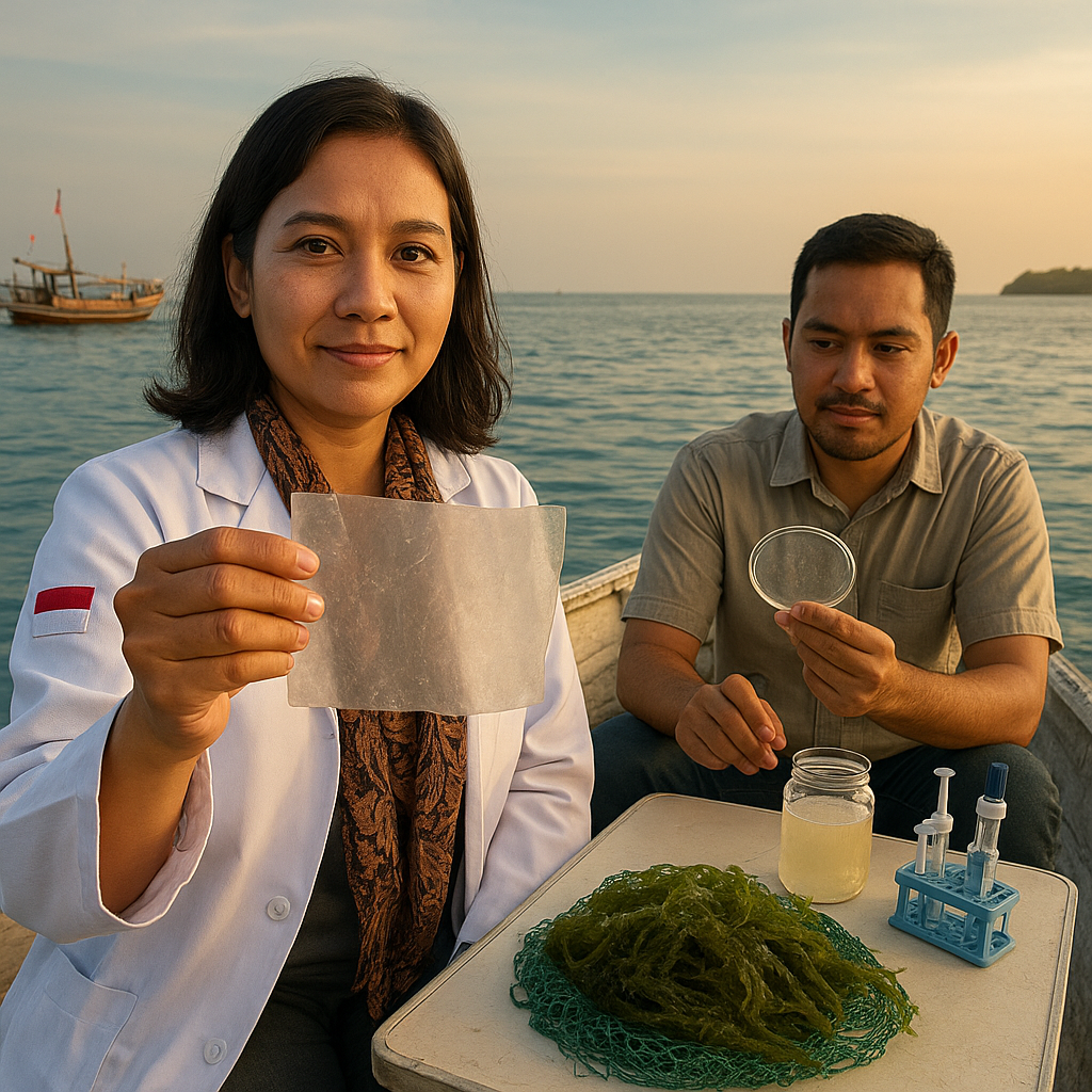 Startup Indonesia Kembangkan Bahan Alternatif Plastik dari Rumput Laut, Terurai di Laut dalam 8 Minggu