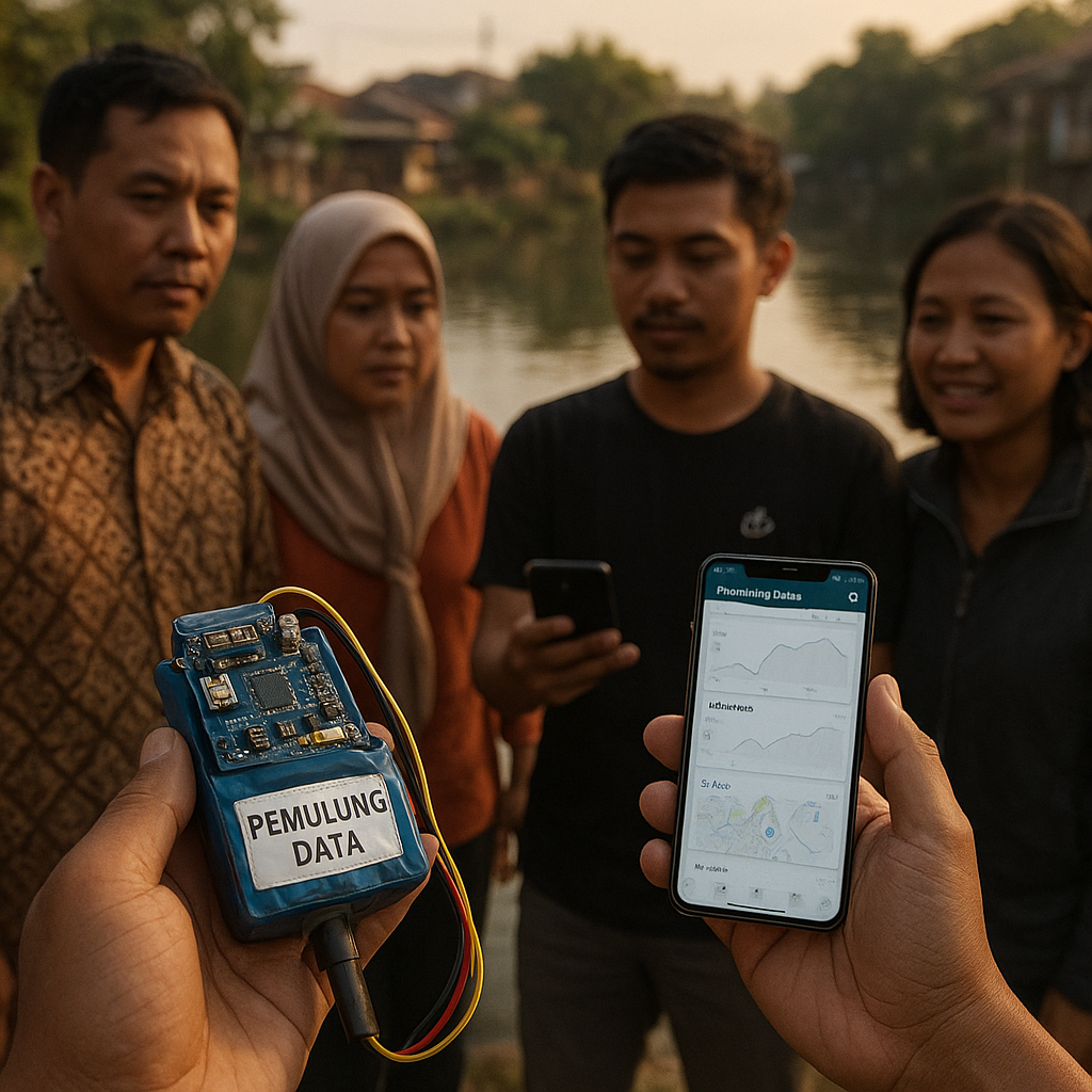 Komunitas 'Pemulung Data' Pantau Kualitas Air Sungai dengan Sensor Murah dan Aplikasi Open Source