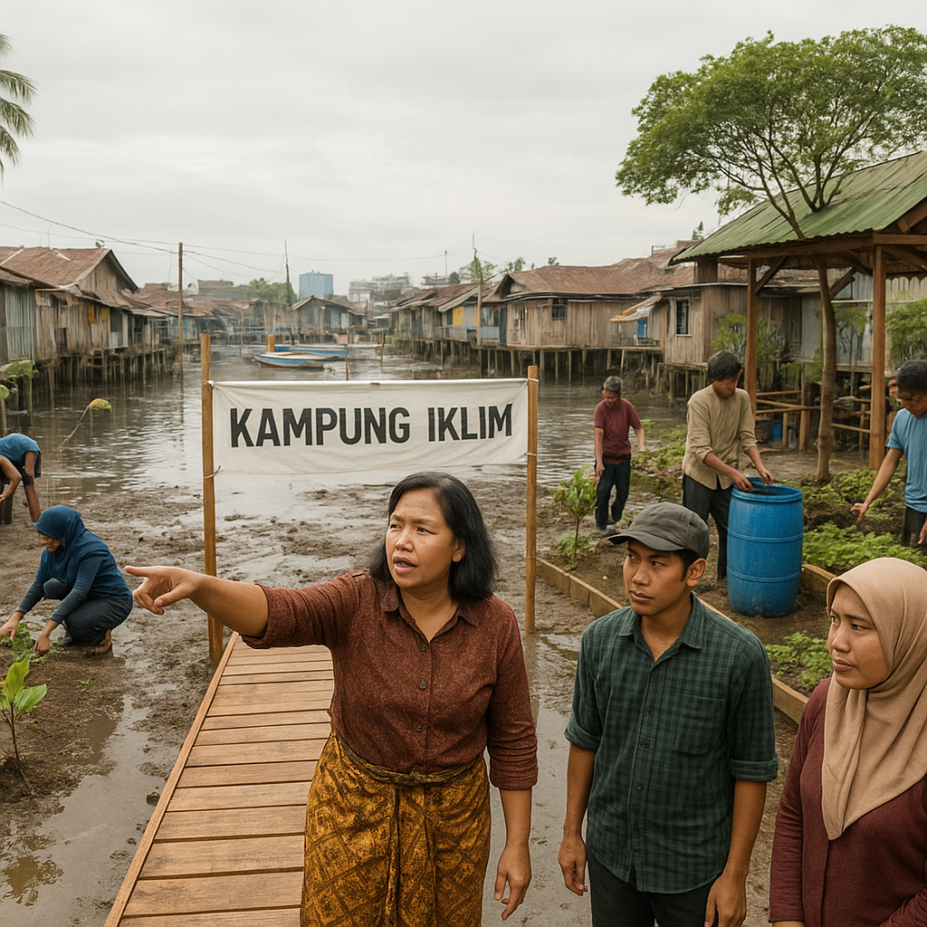 Inisiatif 'Kampung Iklim' di Makassar: Adaptasi Perubahan Iklim berbasis Komunitas