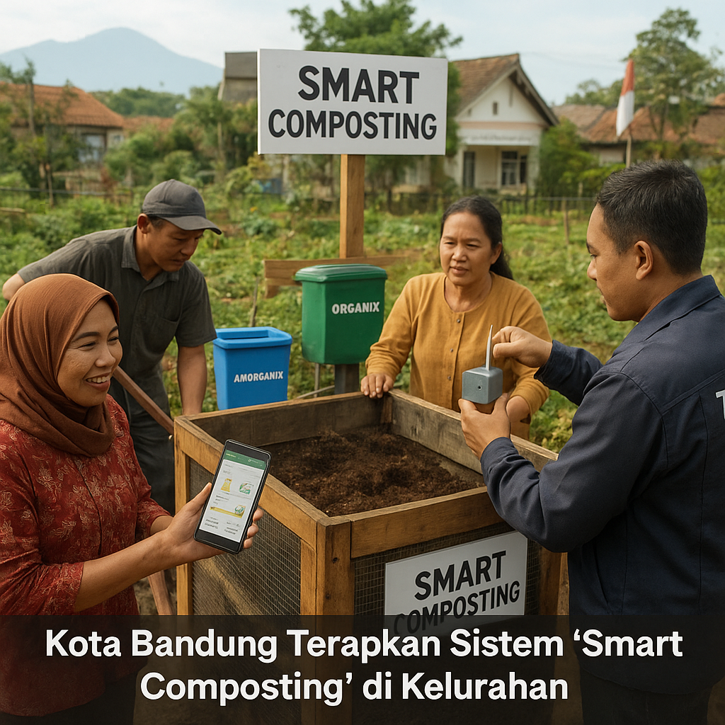 Kota Bandung Terapkan Sistem 'Smart Composting' di Kelurahan untuk Kurangi Sampah Organik