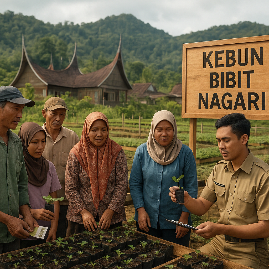 Program 'Kebun Bibit Nagari' di Sumbar: Kembalikan Kedaulatan Benih Lokal di Tangan Petani
