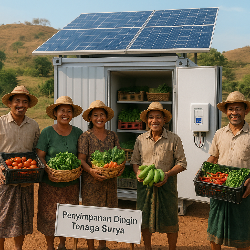 Teknologi 'Solar-powered Cold Storage' untuk Petani Hortikultura di NTT
