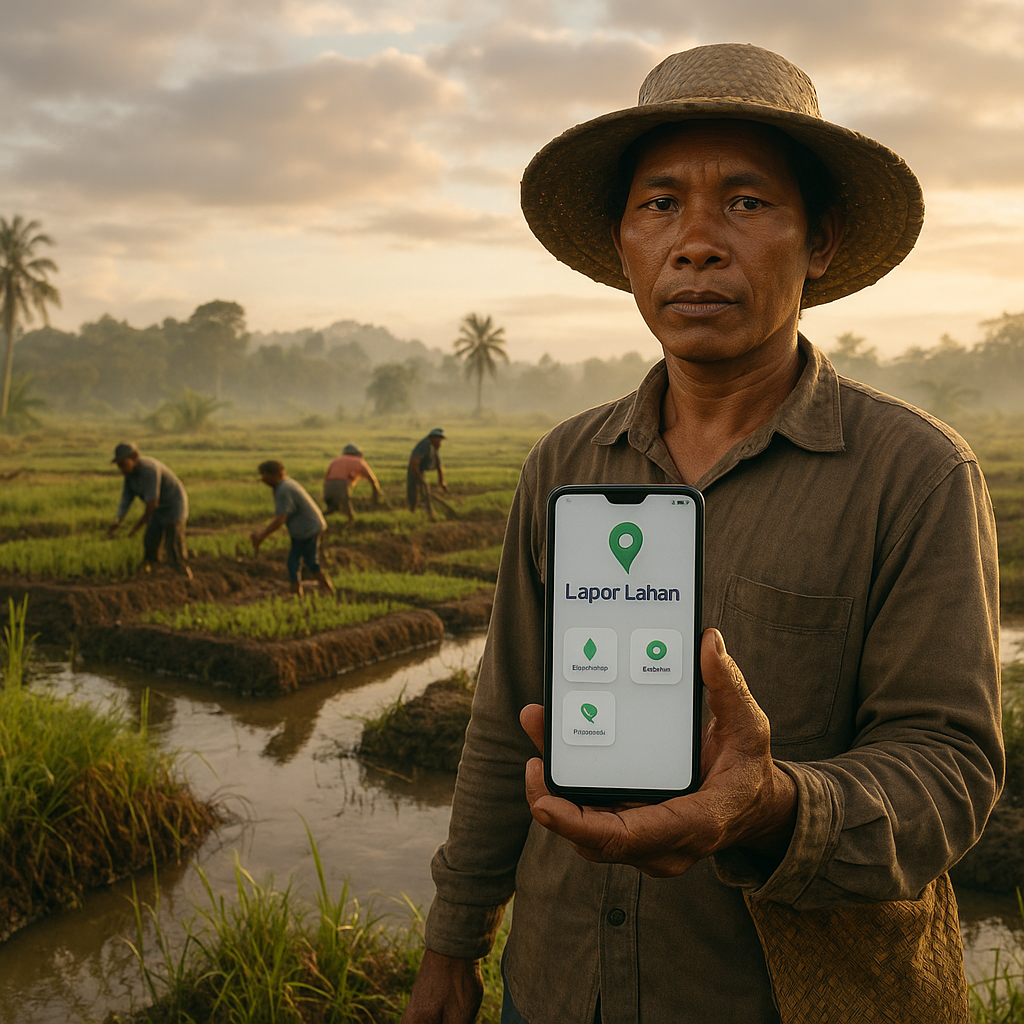 Platform Crowdsensing di Papua Barat Dukung Pertanian Lahan Gambut Berkelanjutan