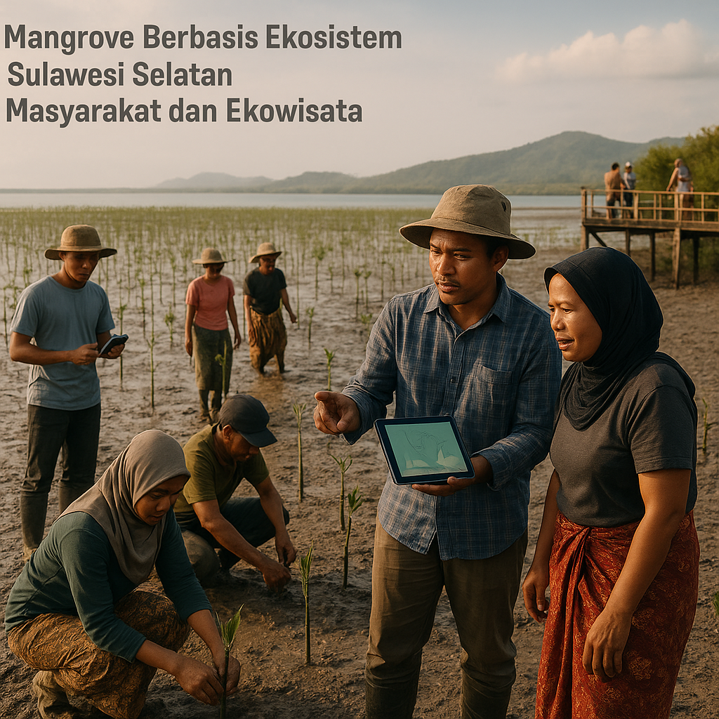 Restorasi Mangrove Berbasis Ekosistem di Pesisir Sulawesi Selatan Libatkan Masyarakat dan Ekowisata