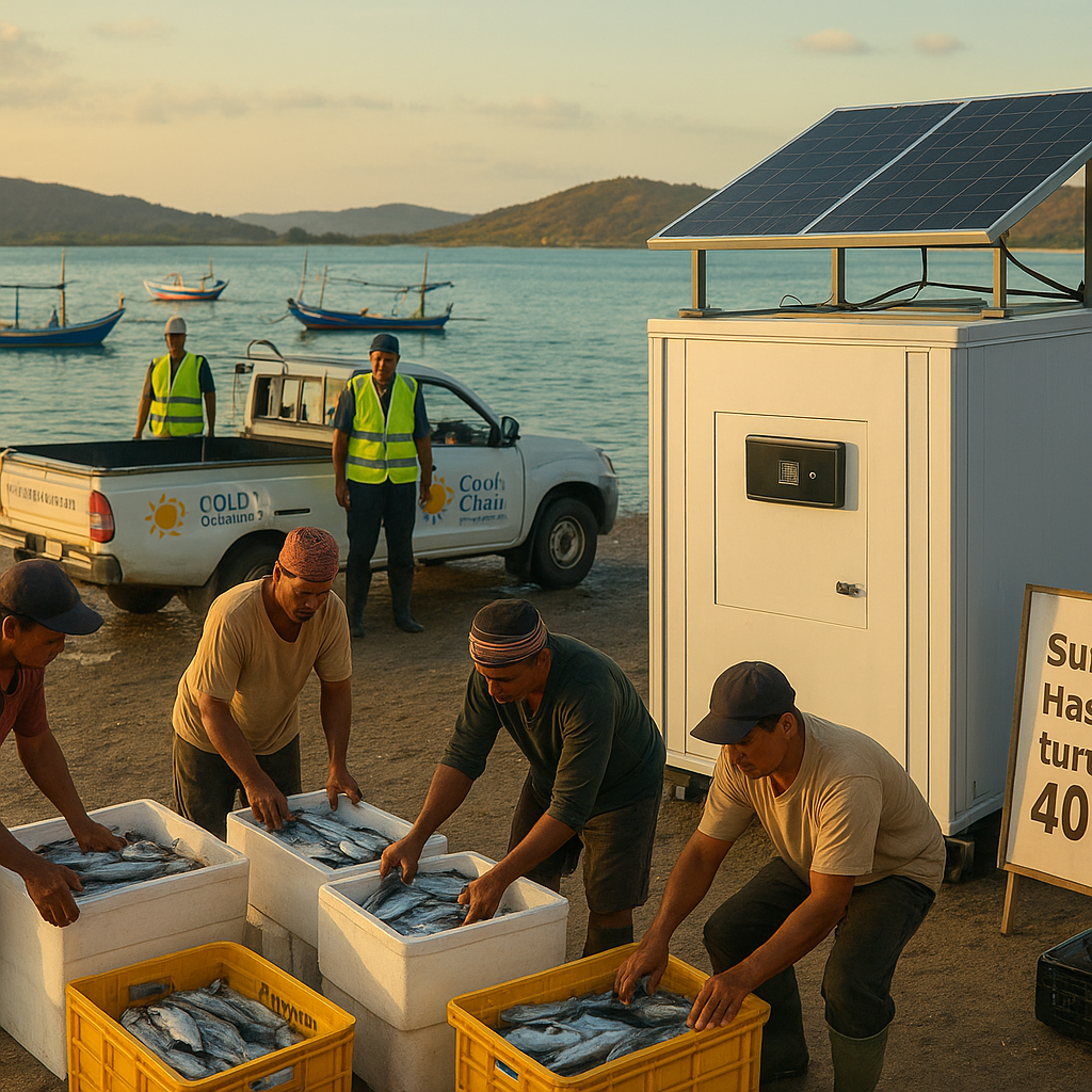Inisiatif Cold Chain Berbasis Solar di Nusa Tenggara Timur Kurangi Susut Hasil Perikanan