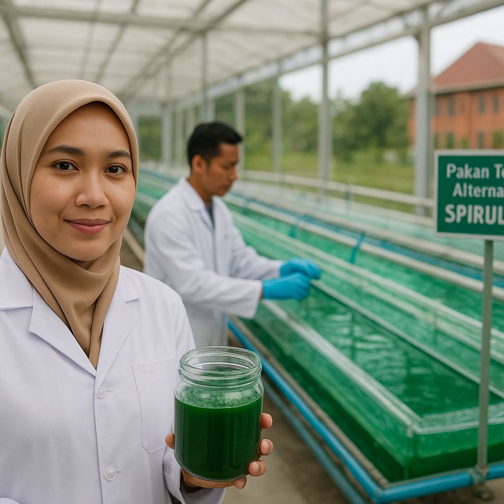 Pengembangan Alga Spirulina sebagai Pakan Ternak Alternatif untuk Kurangi Deforestasi