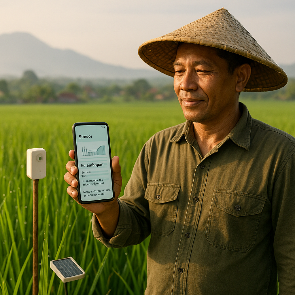 Pemanfaatan Teknologi IoT untuk Pemantauan Kesehatan Tanaman Padi di Subang