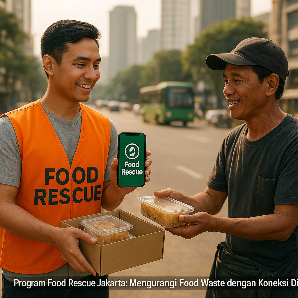 Program 'Food Rescue' Jakarta: Mengurangi Food Waste dengan Koneksi Digital