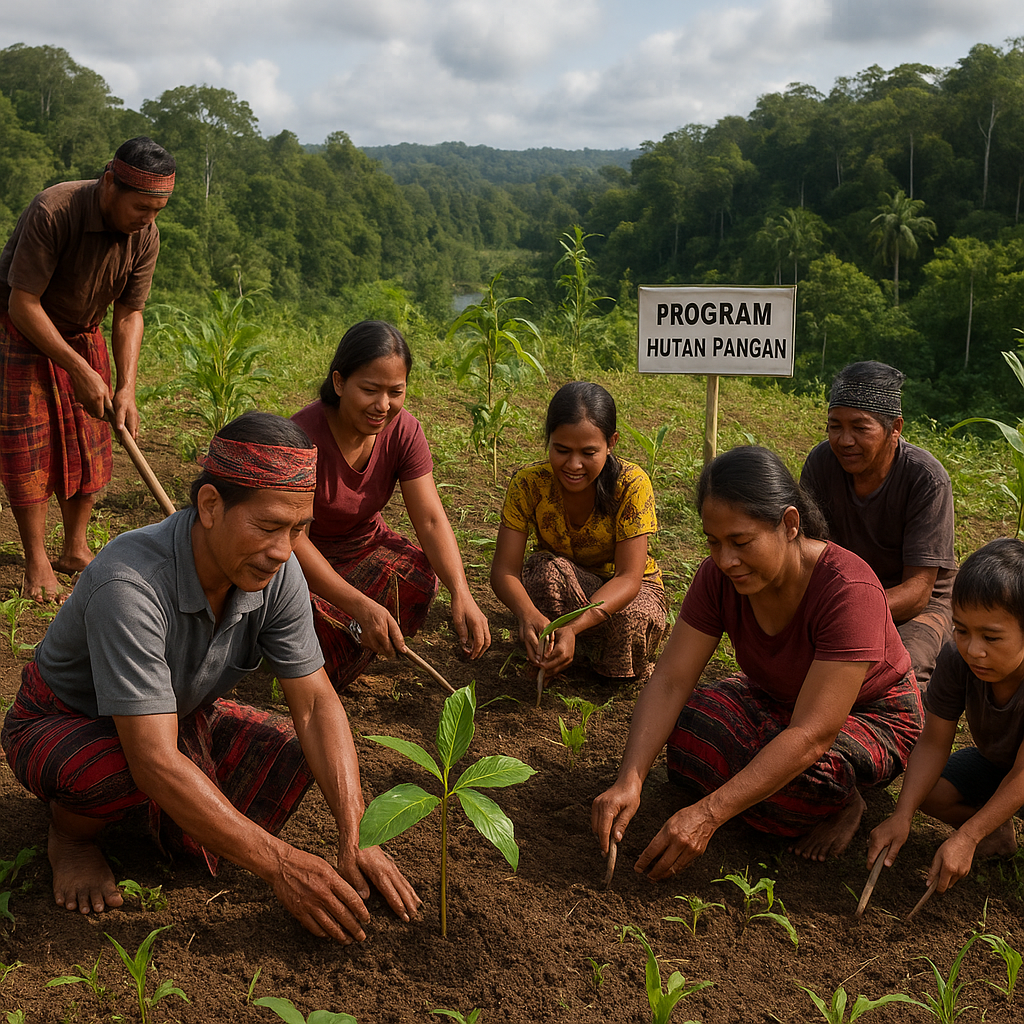 Program 'Hutan Pangan' di Kalimantan Barat Gabungkan Reboisasi dengan Agroforestri untuk Ketahanan Pangan Masyarakat Adat