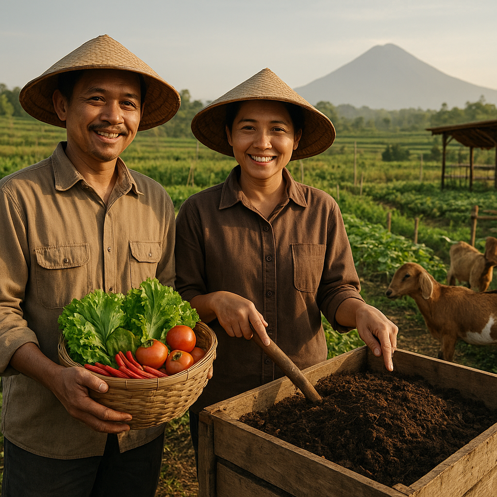 Petani di Magelang Adopsi Sistem Pertanian Organik Terpadu untuk Tingkatkan Hasil dan Kelestarian
