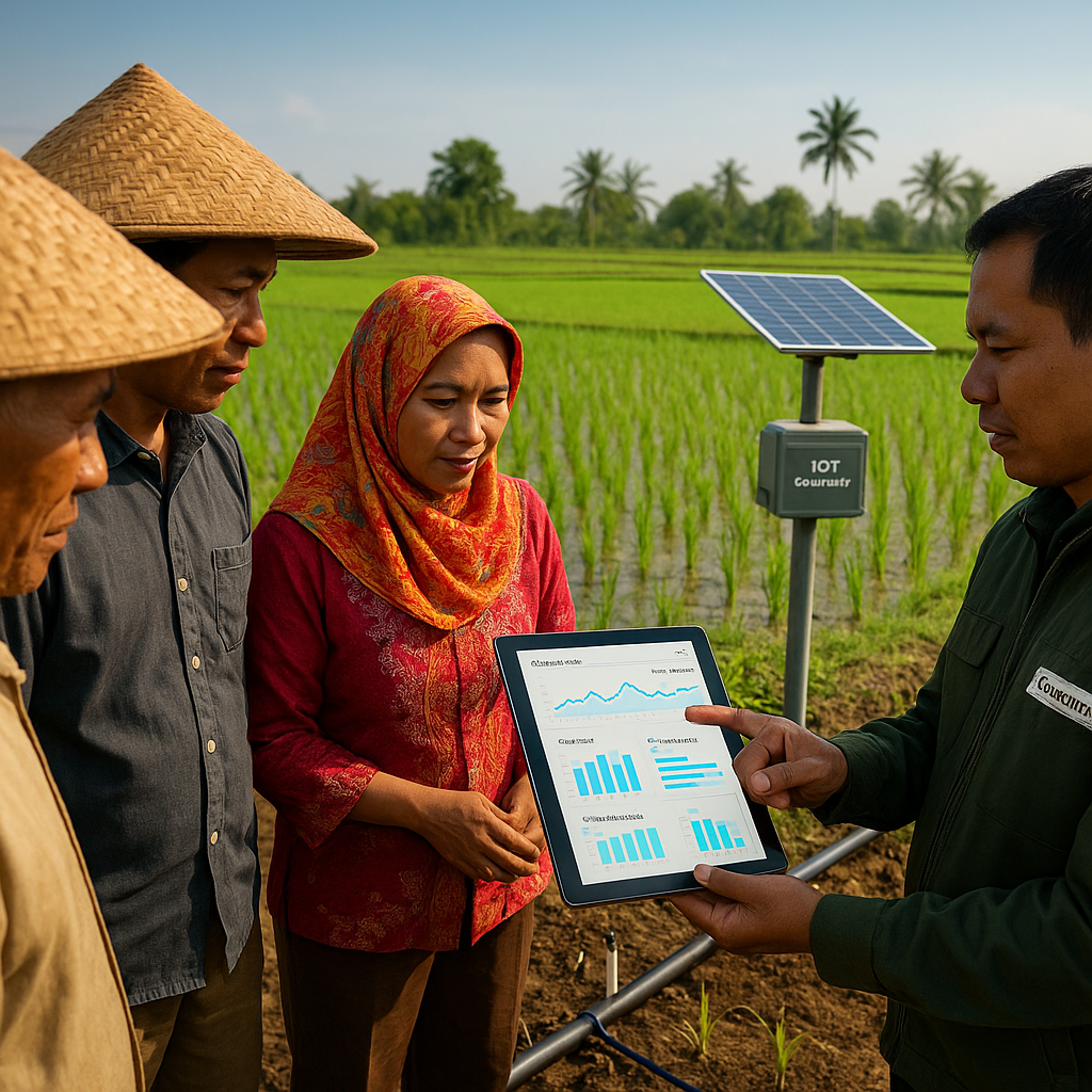 Kementan Dorong Implementasi Smart Farming Berbasis IoT untuk Efisiensi Air dan Pupuk