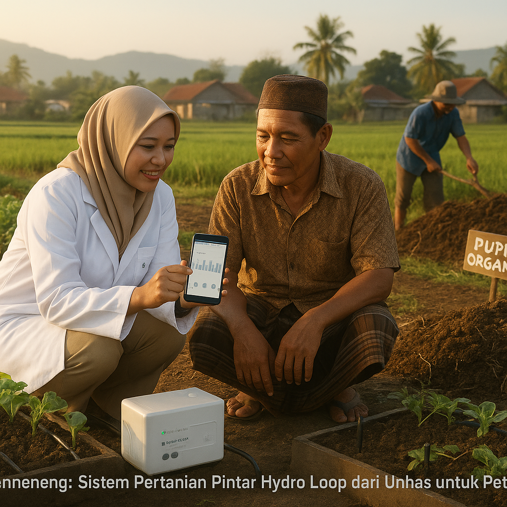 Mannennungeng: Sistem Pertanian Pintar Hydro Loop dari Unhas untuk Petani Bone