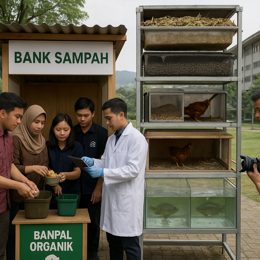 Model Pengolahan Sampah Organik Terpadu ITB di Bandung: Dari Sampah Jadi Pakan
