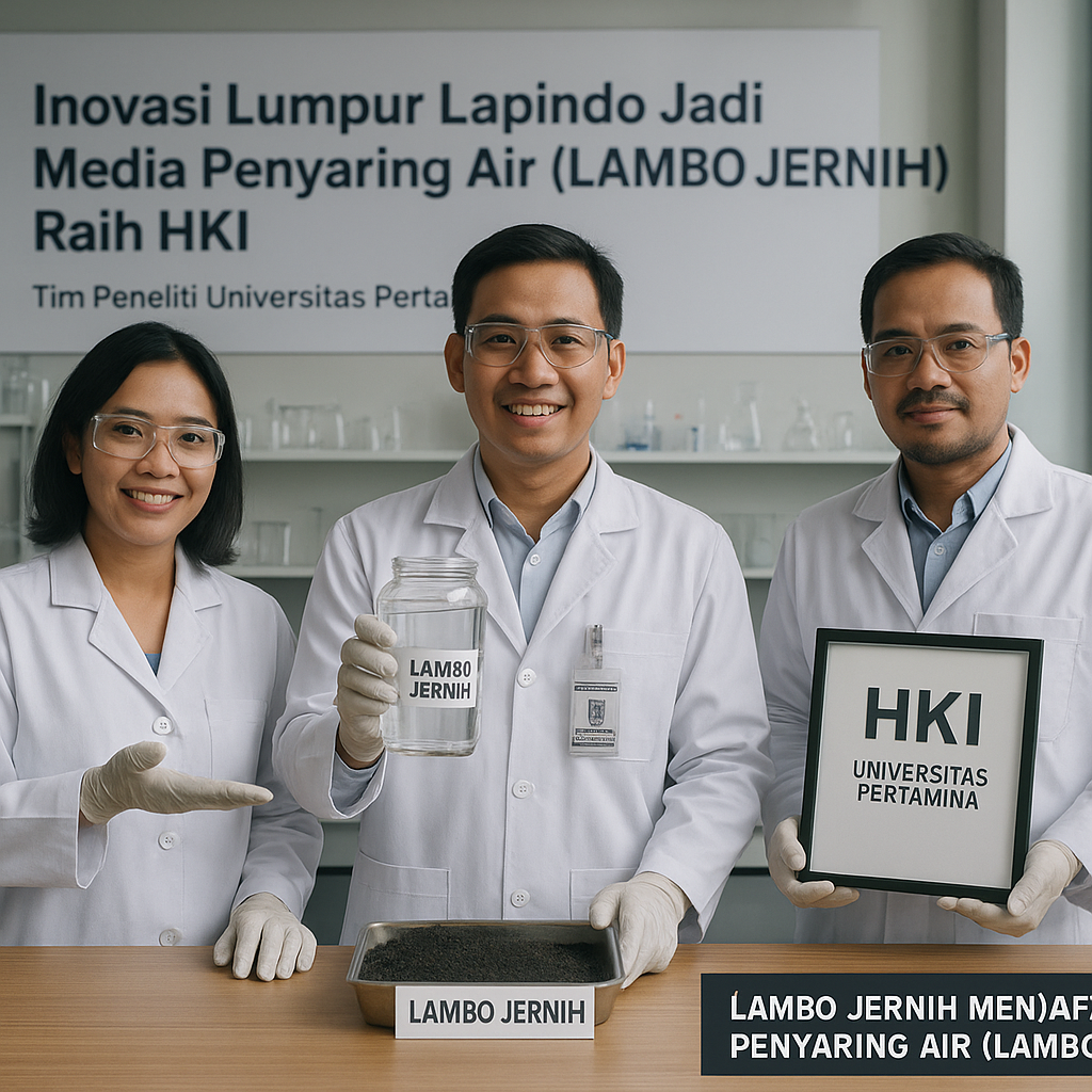 Inovasi Lumpur Lapindo Jadi Media Penyaring Air (LAMBO JERNIH) Raih HKI