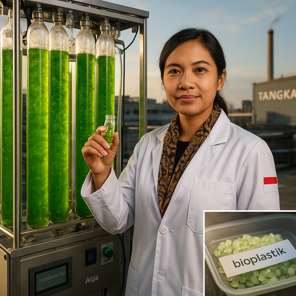 Startup Indonesia Manfaatkan Alga untuk Tangkap Karbon & Hasilkan Bioplastik