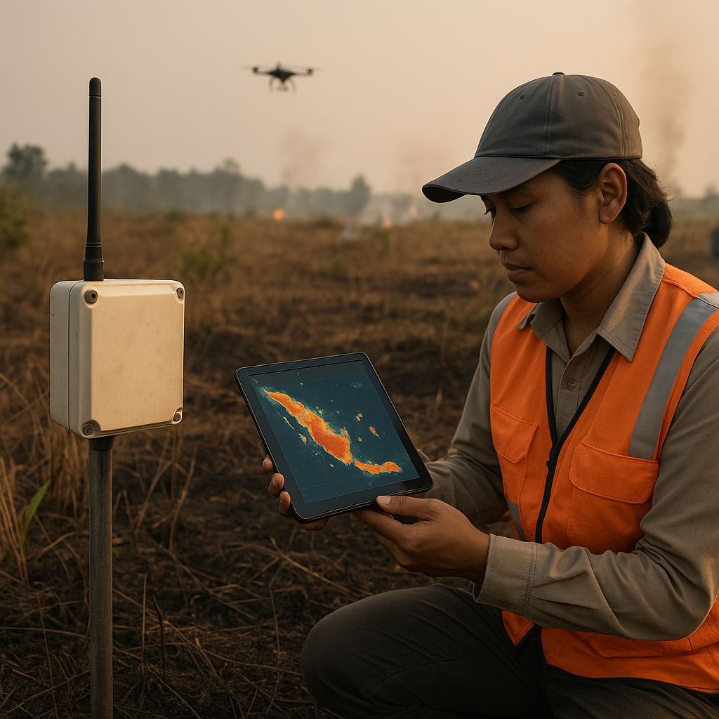 Sistem Peringatan Dini Kebakaran Hutan Berbasis AI dan Sensor Murah Kurangi Titik Api di Sumatera
