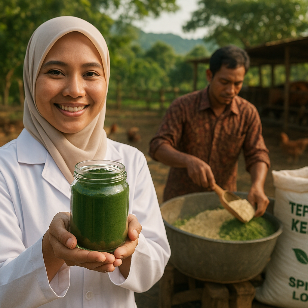 Pengembangan Alga Spirulina sebagai Pakan Ternak Berkelanjutan Kurangi Impor Kedelai dan Deforestasi