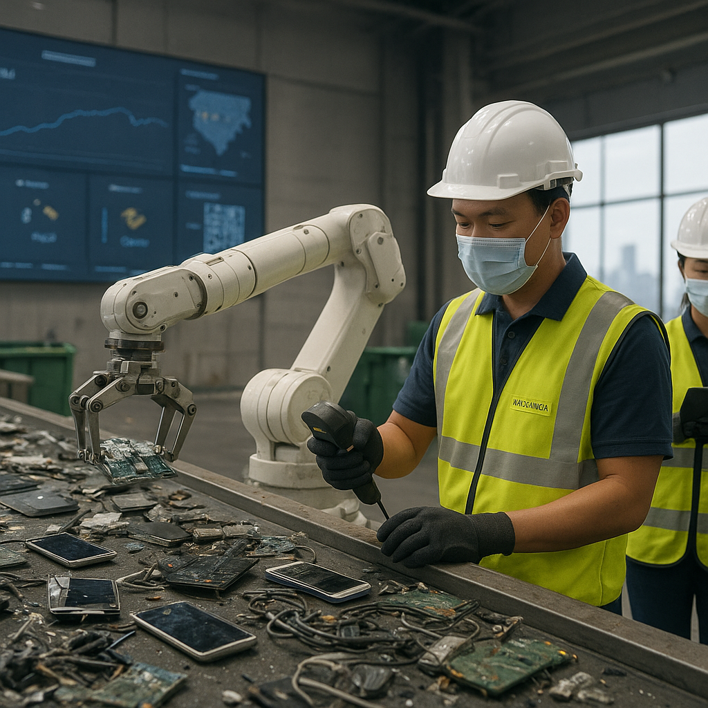 Singapura Mengembangkan Sistem Pengolahan Limbah Elektronik yang Efisien