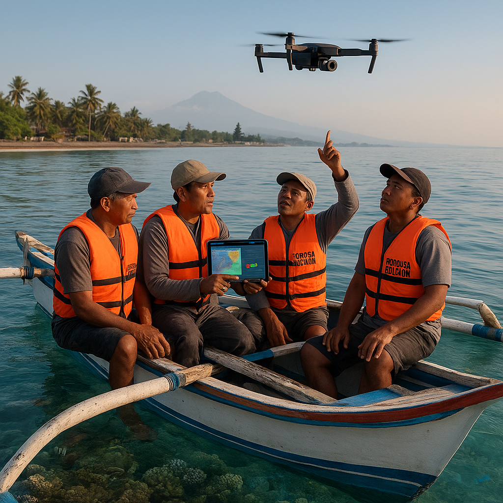 Koperasi Nelayan di Bali Manfaatkan Drone dan IoT untuk Monitoring Terumbu Karang dan Perikanan Berkelanjutan