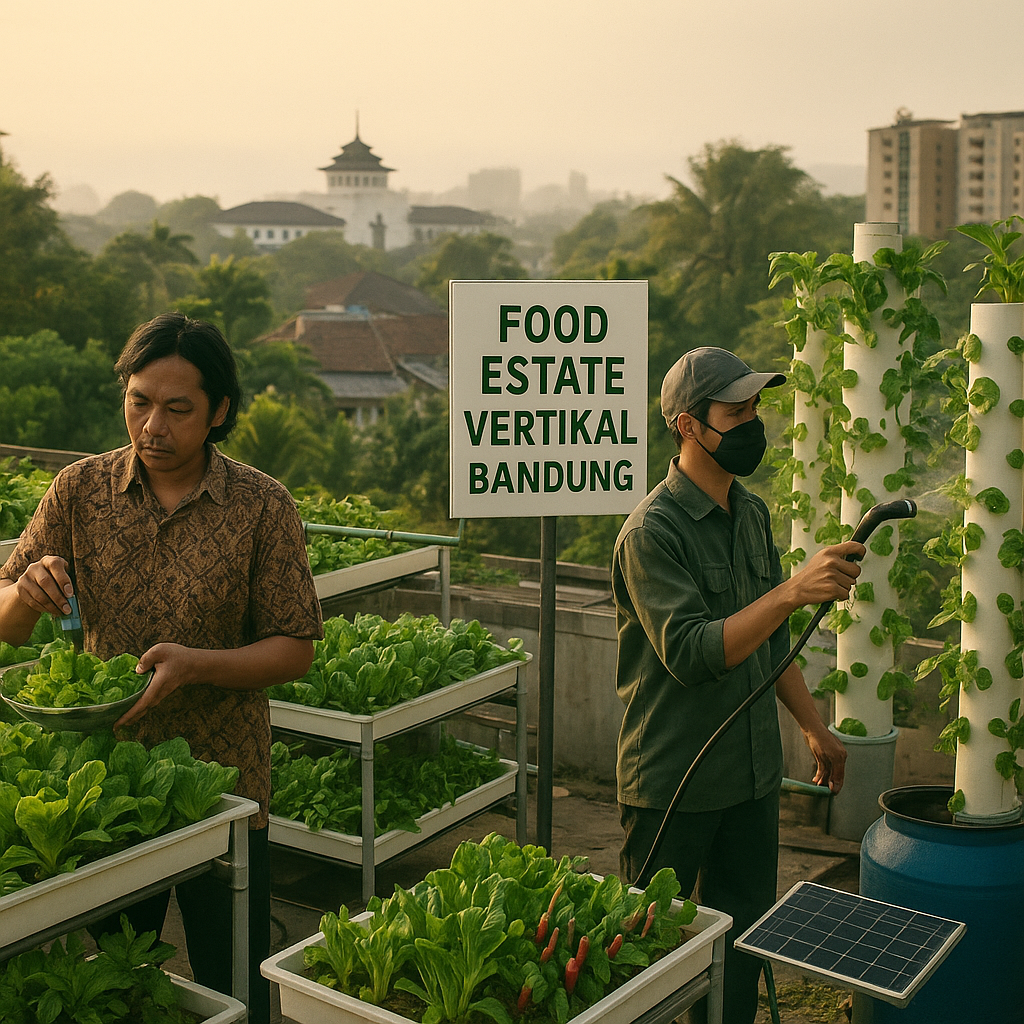 Konsep 'Food Estate' Vertikal di Kota Bandung Tingkatkan Akses Pangan Perkotaan