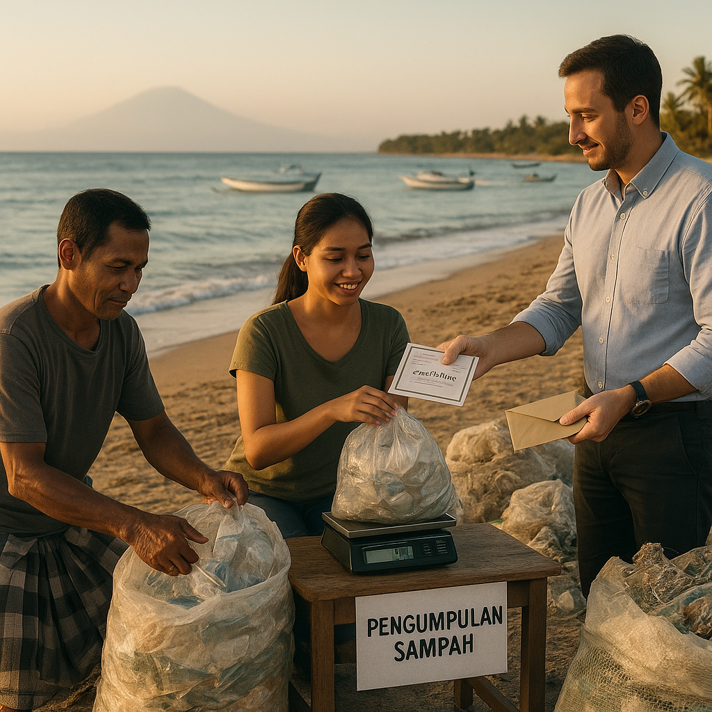 Inisiatif 'Plastic Credits' Dorong Pengumpulan Sampah Plastik di Pesisir Bali
