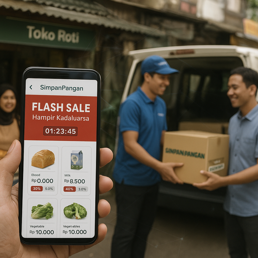 Platform 'SimpanPangan' Kurangi Food Waste dengan Konsep 'Flash Sale' Makanan Hampir Kadaluarsa
