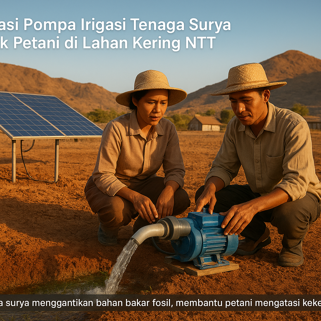 Inovasi Pompa Irigasi Tenaga Surya untuk Petani di Lahan Kering NTT