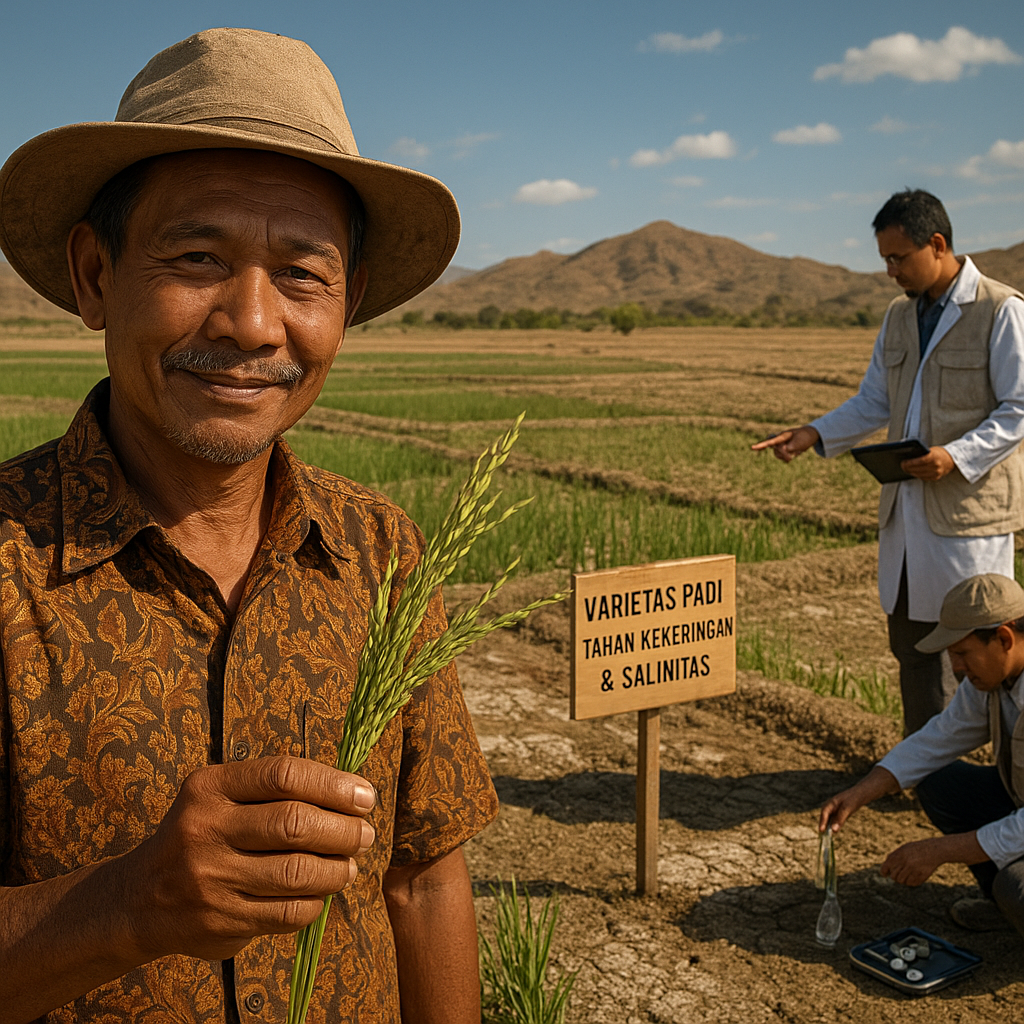 Pengembangan Varietas Padi Tahan Kekeringan dan Salinitas untuk Lahan Marjinal di NTT