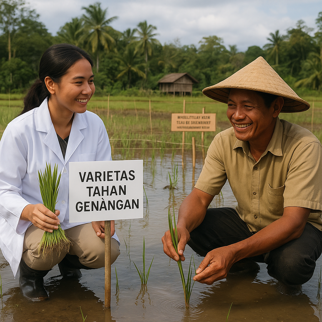 Pengembangan Varietas Padi Tahan Genangan (Tolerant Submerged) di Kalimantan Barat