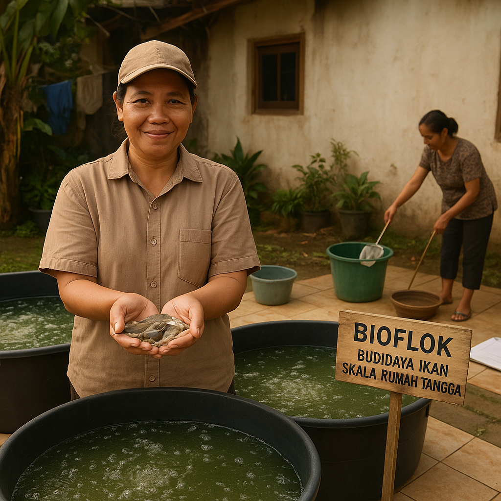Bioflok untuk Perikanan Skala Rumah Tangga: Tingkatkan Produksi Ikan di Lahan Sempit