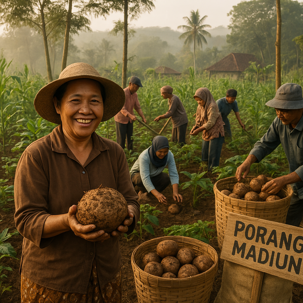 Budidaya Porang Skala Komunitas di Madiun jadi Sumber Ekonomi Baru yang Berkelanjutan