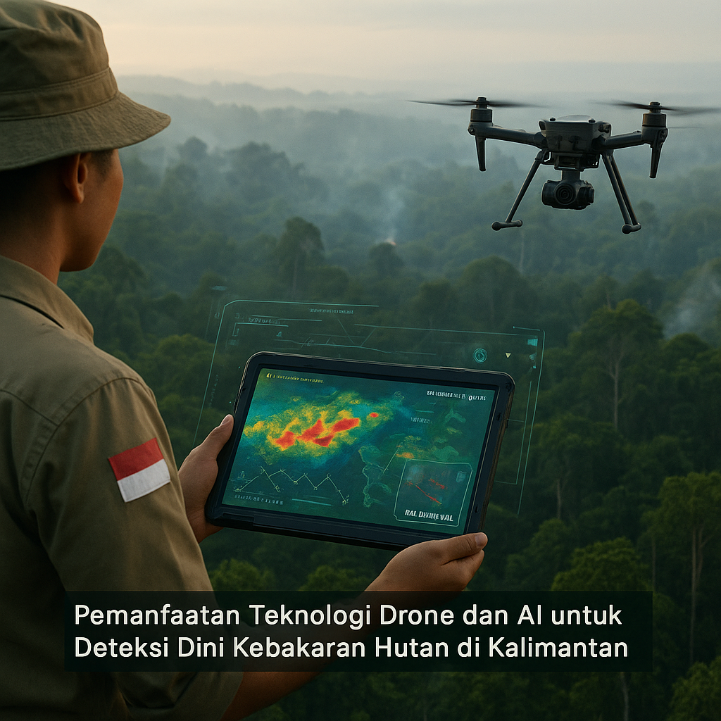 Pemanfaatan Teknologi Drone dan AI untuk Deteksi Dini Kebakaran Hutan di Kalimantan