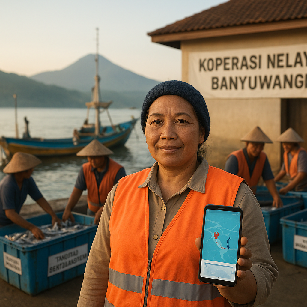 Koperasi Nelayan di Banyuwangi Sukses Terapkan Sistem Pelacakan Digital untuk Perikanan Tangkap Berkelanjutan