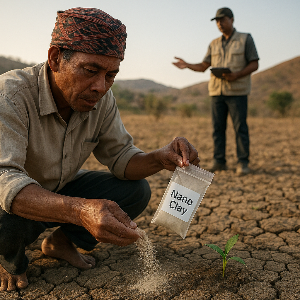 Teknologi 'Nano Clay' untuk Tanah Kering, Solusi Atasi Krisis Air Pertanian di NTT