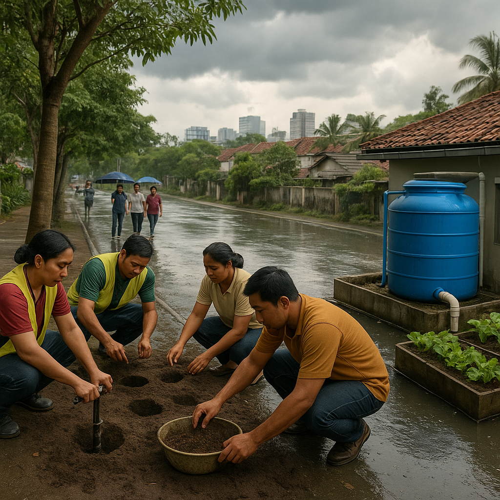 Teknologi Biopori dan Rainwater Harvesting Atasi Krisis Air di Perkotaan