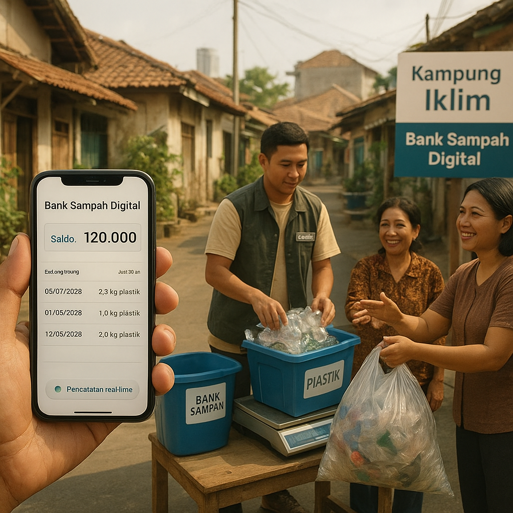 Kota Surabaya Perkuat 'Kampung Iklim' dengan Sistem Bank Sampah Digital