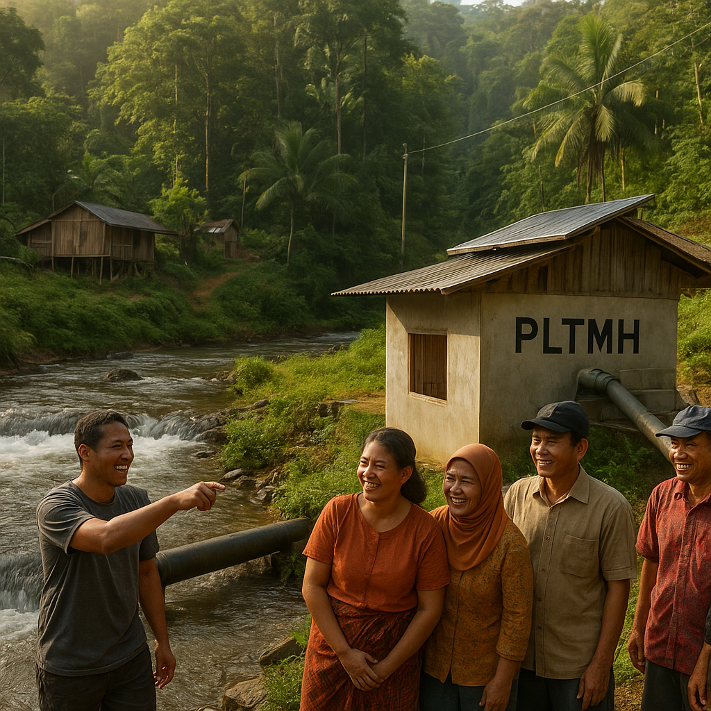 Energi dari Aliran Sungai: Mikrohidro Komunitas di Pedalaman Kalimantan